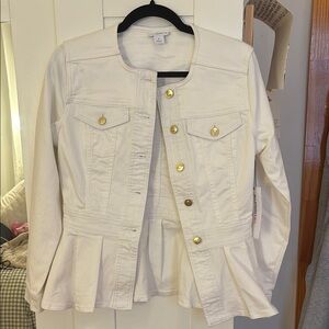 NWT Liz Claiborne White Jacket